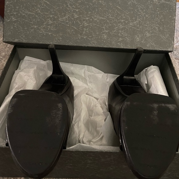 Black Calf Via Spiga India open toe mule, size 8.5m - Picture 4 of 4